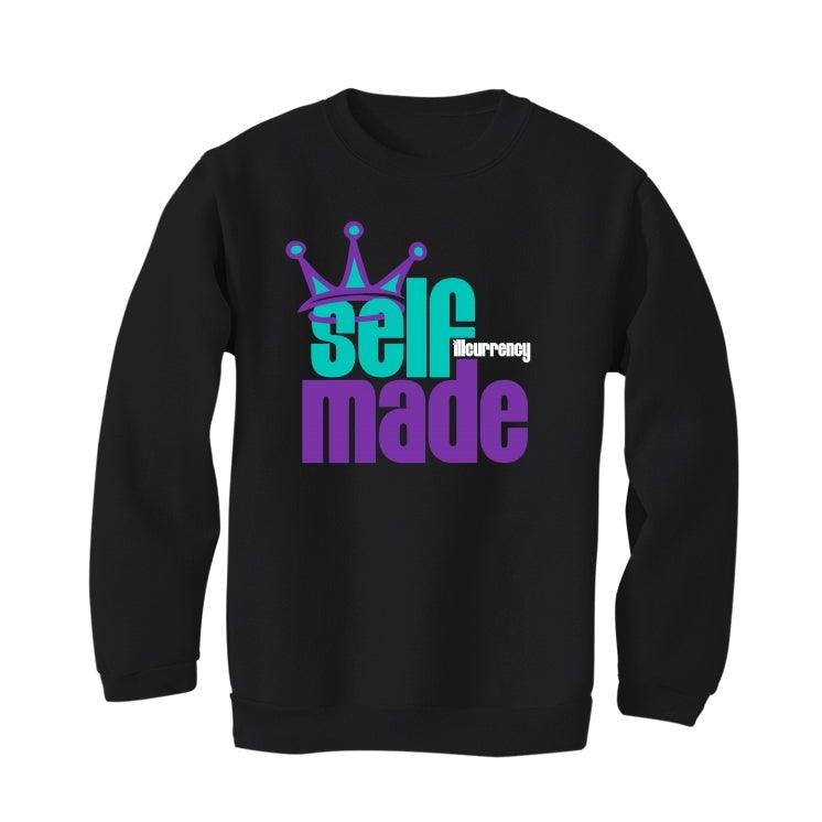 Air Jordan 5 "Alternate Grape" Black T-Shirt (Self Made illcurrency) - illCurrency Sneaker Matching Apparel