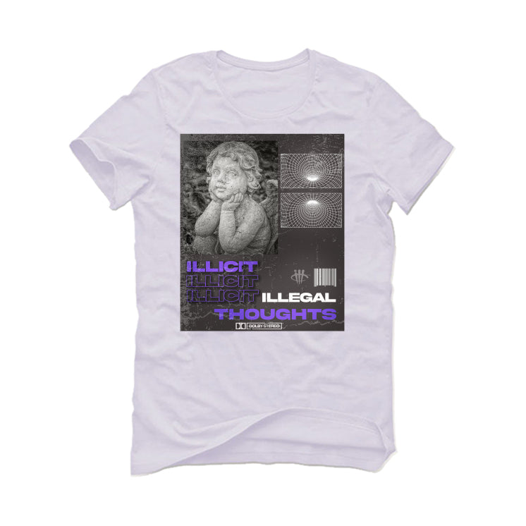 Air Jordan 5 “Concord”| illcurrency White T-Shirt (ILLICIT THOUGHT)