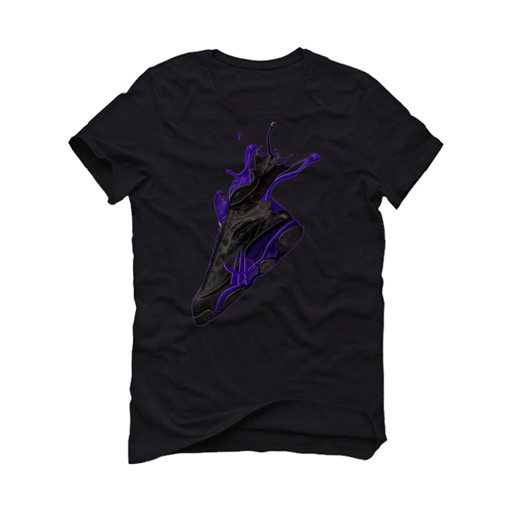 Air Jordan 13 “Court Purple” Black T-Shirt (Splash 13)