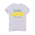 Nike Dunk Low “Reverse Brazil” White T-Shirt (Bad Choices)