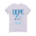 Nike Dunk Low "Dark Marina Blue" White T-Shirt (DOPE) - illCurrency Sneaker Matching Apparel