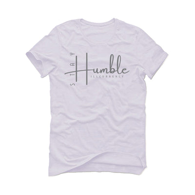 Air Jordan 12 “Stealth” | illCurrency White T-Shirt (Stay Humble)