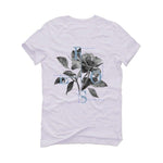 Air Jordan Retro 1 Retro High OG Hyper Royal White T-Shirt (Roses) - illCurrency Sneaker Matching Apparel
