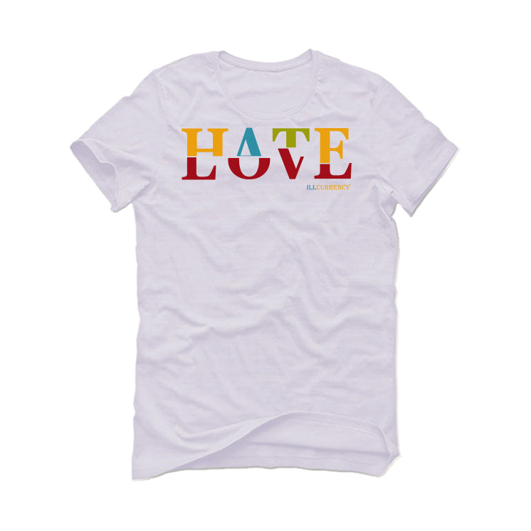 FroSkate x Nike SB Dunk High "All Love No Hate" White T-Shirt (Hate Love)