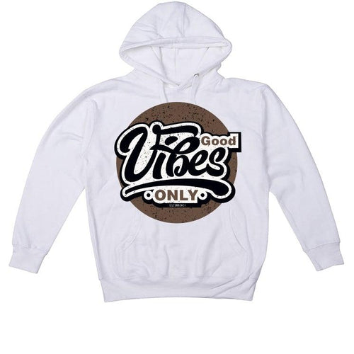 Air Jordan 1 High "Black Mocha" 2020 White T-Shirt (Good Vibes Only) - illCurrency Sneaker Matching Apparel