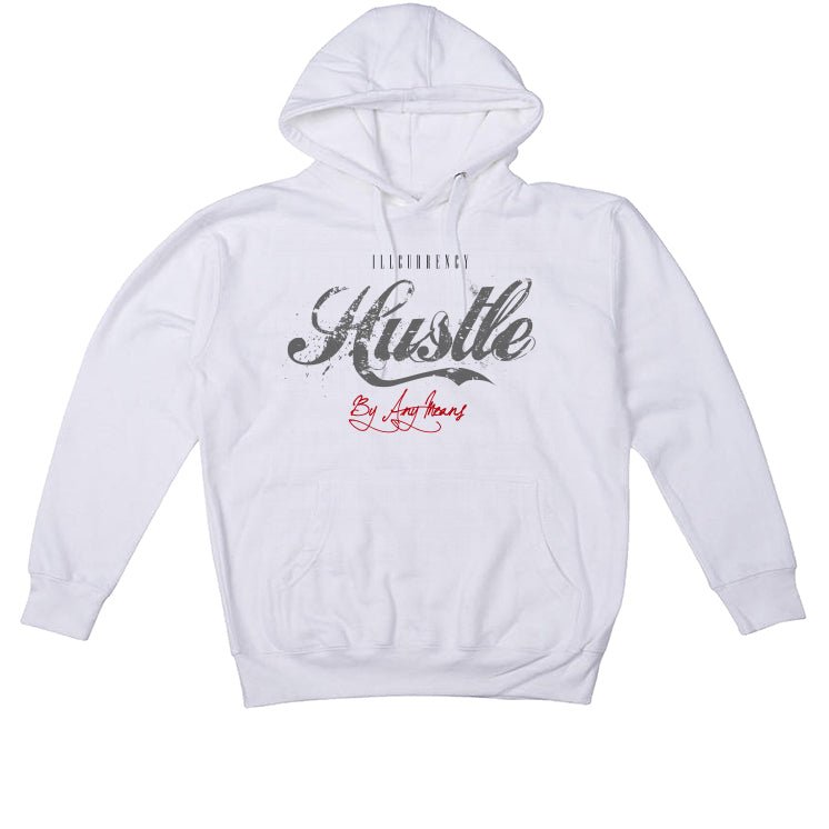 Air Jordan 3 White Cement Reimagined - White T-Shirt (Hustle By Any Means)