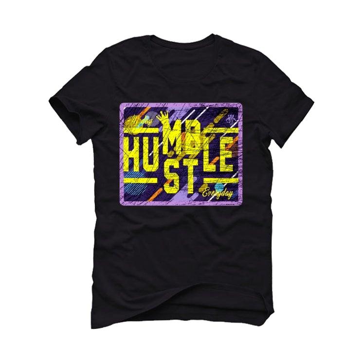 Air Jordan 14 “Doernbecher" Black T-Shirt (hustler humble everyday) - illCurrency Sneaker Matching Apparel