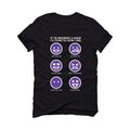 Air Jordan 1 Retro High OG “Court Purple” Black T-Shirt (Feelings) - illCurrency Sneaker Matching Apparel