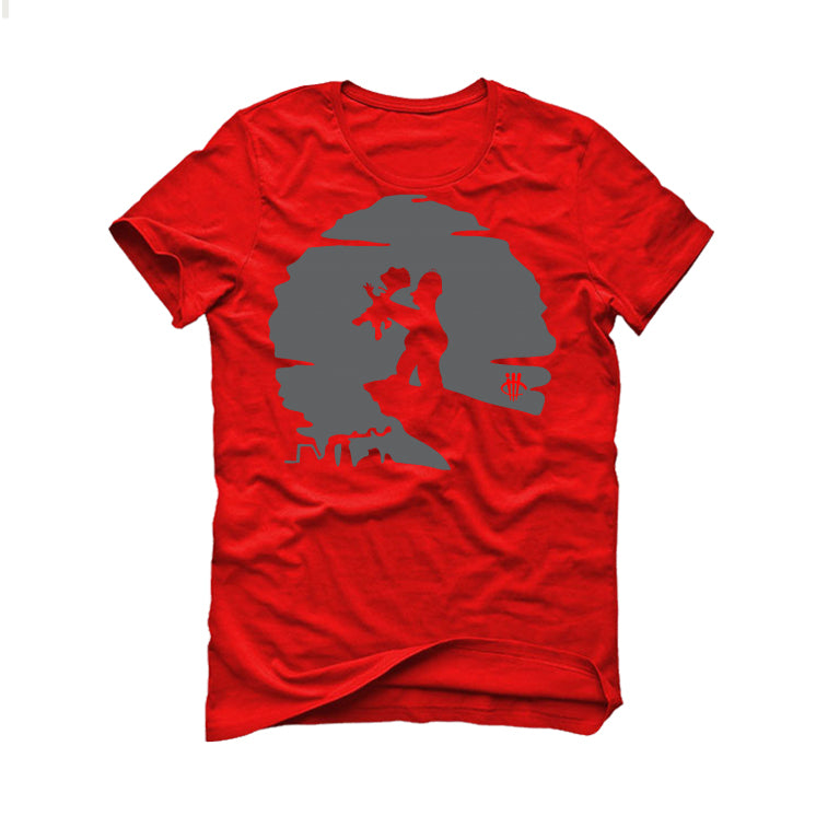 Air Jordan 9 “Fire Red” Red T-Shirt (Choke Em)