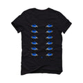 Air Jordan 1 Retro High OG “Game Royal” 2020 Black T-Shirt (Eyes) - illCurrency Sneaker Matching Apparel