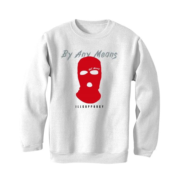 Air Jordan 5 OG Fire Red Silver Tongue 2020 White T-Shirt (By any means) - illCurrency Sneaker Matching Apparel