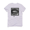 Air Jordan 12 “Stealth” White T-Shirt (LIPSTICK)