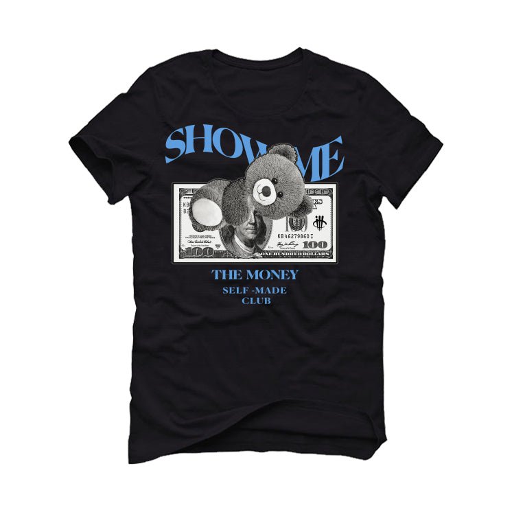 AIR JORDAN 1 HIGH OG “UNIVERSITY BLUE”| ILLCURRENCY Black T-Shirt (SHOW ME)