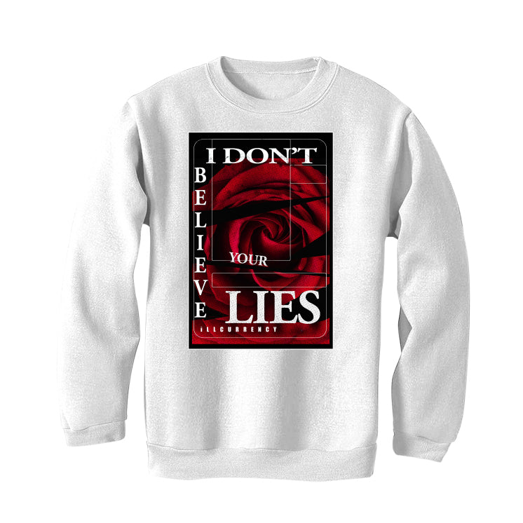 Air Jordan 1 High OG “Newstalgia”| illcurrency White T-Shirt (I DON'T BELIEVE YOUR LIES)