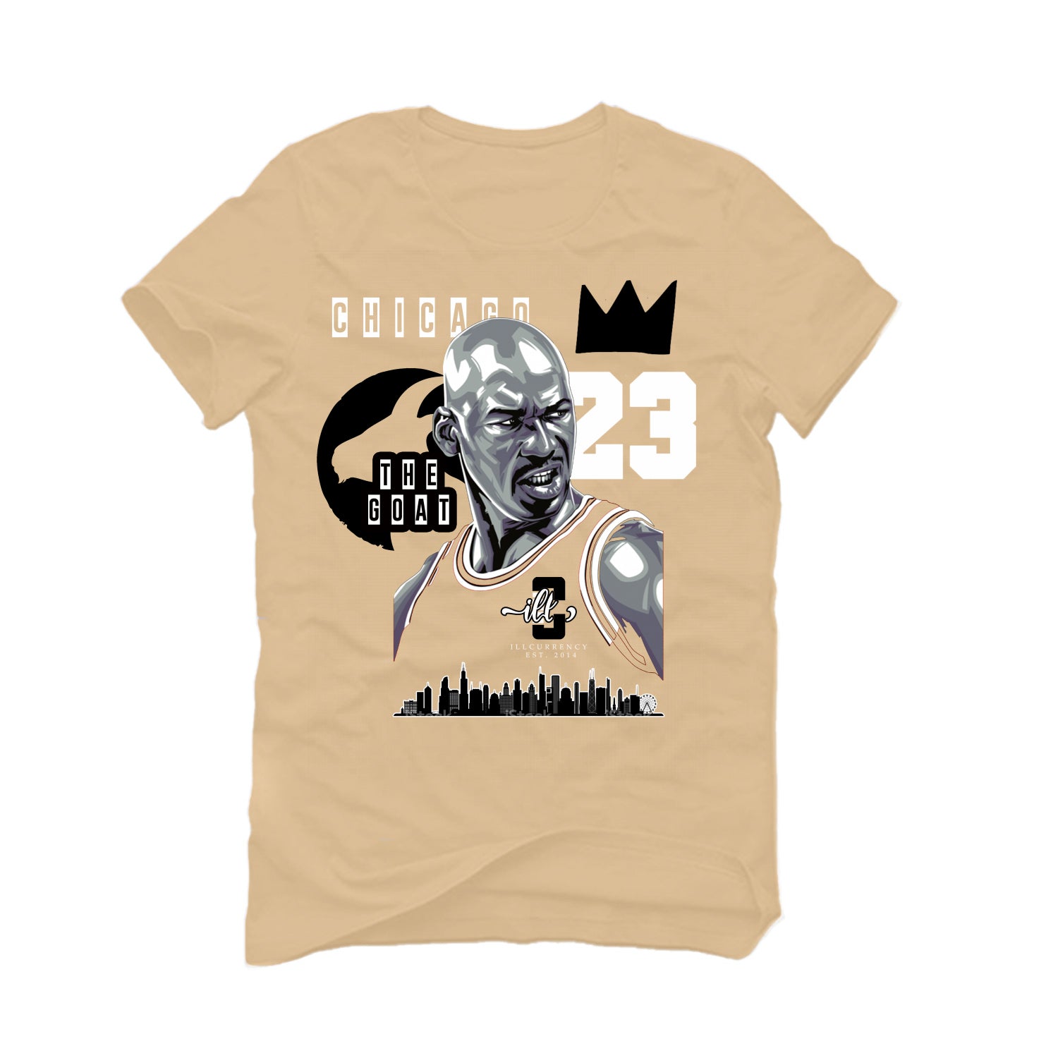 Air Jordan 1 High OG “Heirloom” Tan T-Shirt (The Goat)