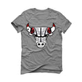 AIR JORDAN 1 HIGH OG “LIGHT SMOKE GREY” Grey T-Shirt (Bulls head kicks) - illCurrency Sneaker Matching Apparel