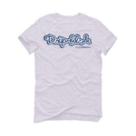 Air Jordan 13 “French Blue” White T-Shirt (DRIPFILA)