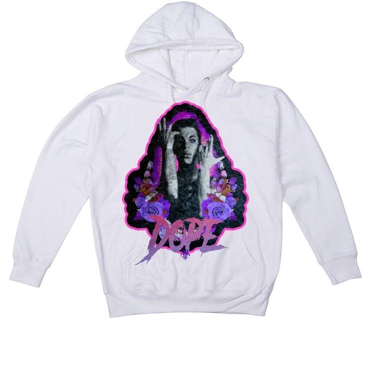 AIR JORDAN 3 GS “BARELY GRAPE” White T-Shirt (PRINCE OF SANTOS) - illCurrency Sneaker Matching Apparel