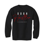 Air Jordan 4 “Red Thunder” Black T-Shirt (Born Hustler) - illCurrency Sneaker Matching Apparel