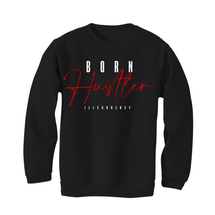 Air Jordan 4 “Red Thunder” Black T-Shirt (Born Hustler) - illCurrency Sneaker Matching Apparel