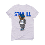 Air Jordan 1 High OG “True Blue” White T-Shirt (Stay ill Bear)