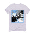 Air Jordan 5 “UNC” White T-Shirt (SAVAGE)