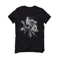 Air Jordan 11 "Jubilee" 25th Anniversary Black T-Shirt (Roses) - illCurrency Sneaker Matching Apparel