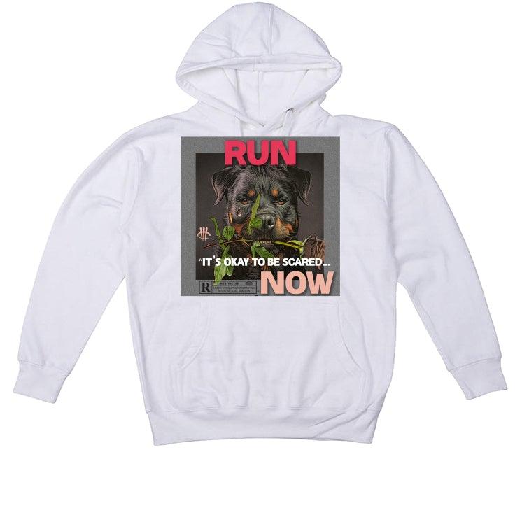 Jordan 5 Low Arctic pink White T-Shirt (IT'S OKAY TO BE SCARED) - illCurrency Sneaker Matching Apparel