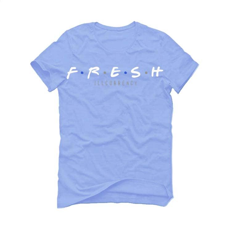 JORDAN RETRO 1 HYPER ROYAL Carolina Blue T-Shirt (FRESH) - illCurrency Sneaker Matching Apparel
