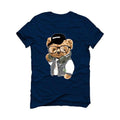 Air Jordan 3 “Midnight Navy/Cement Grey” 2021 Navy Blue T-Shirt (ill C Bear) - illCurrency Sneaker Matching Apparel