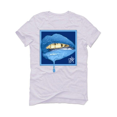 Air Jordan 1 high OG “University Blue” 2021 White T-Shirt (lipstick)