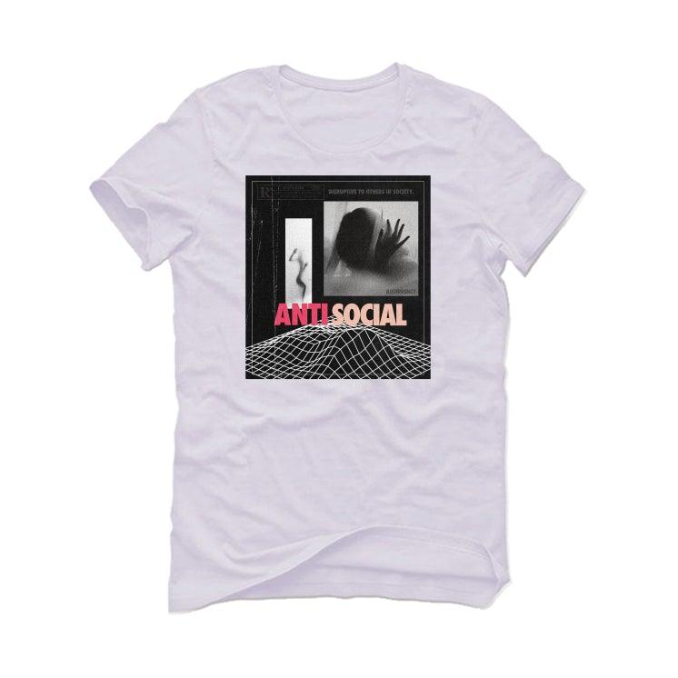 Jordan 5 Low Arctic pink White T-Shirt (ANTISOCIAL) - illCurrency Sneaker Matching Apparel