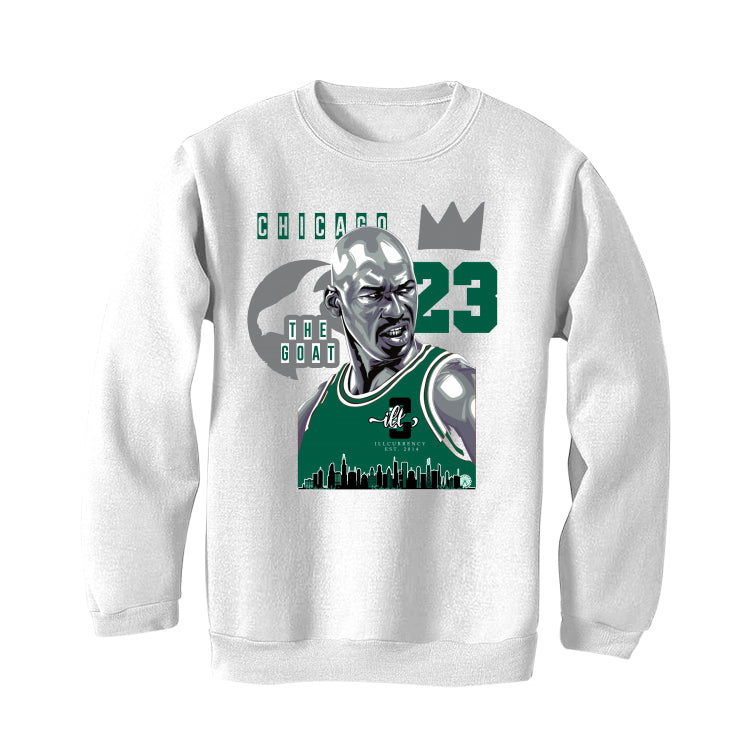 Air Jordan 1 High OG “Gorge Green” White T-Shirt (The Goat)