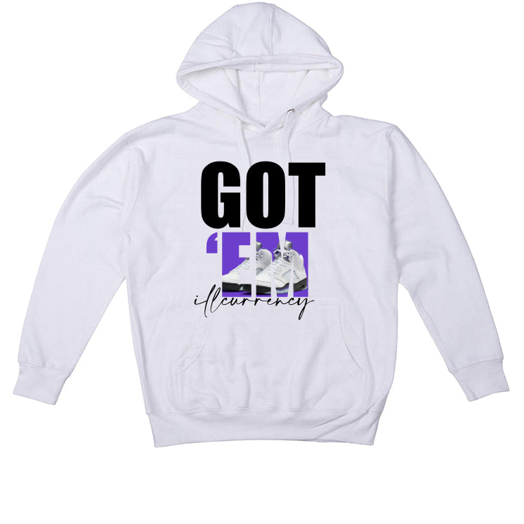 Air Jordan 5 “Concord” White T-Shirt (Got Em)