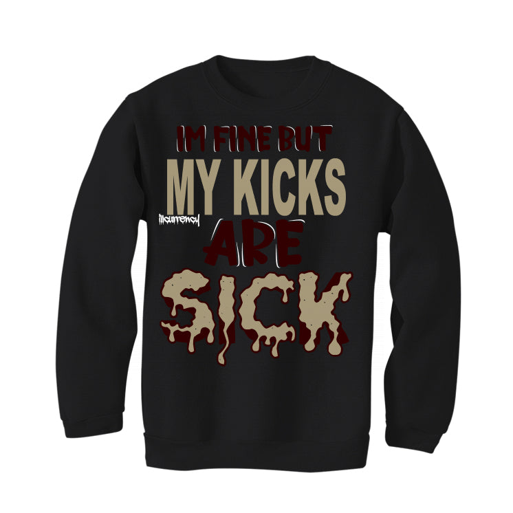 Air Jordan 7 “Black Olive” Black T-Shirt (IM FINE BUT MY KICKS ARE SICK)