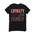 Air Jordan 1 High OG Hand Crafted Black T-Shirt (LOYALTY) - illCurrency Sneaker Matching Apparel