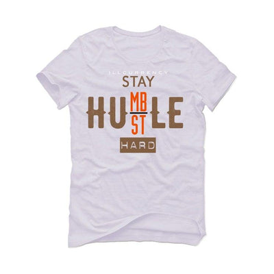 Travis Scott x Air Jordan 6 “British Khaki” White T-Shirt (Stay Humble Hustle Hard)