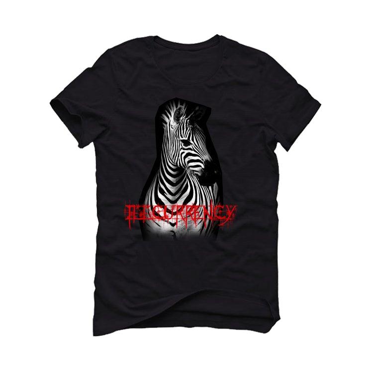 Quartersnacks x Nike SB Dunk Black T-Shirt (Zebra) - illCurrency Sneaker Matching Apparel