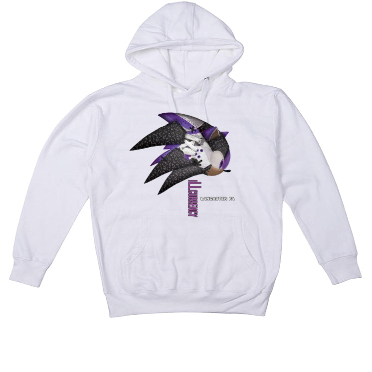 Air Jordan 3 Dark Iris - White T-Shirt (ELEPHANT PRINT SONIC)