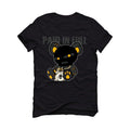 Air Jordan 9 Dark Charcoal University Gold Black T-Shirt (Paid in Full) - illCurrency Sneaker Matching Apparel