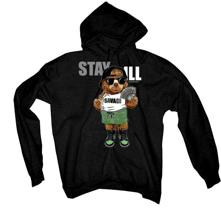AIR JORDAN 1 ZOOM ZEN GREEN Black T-Shirt (Stay ill) - illCurrency Sneaker Matching Apparel