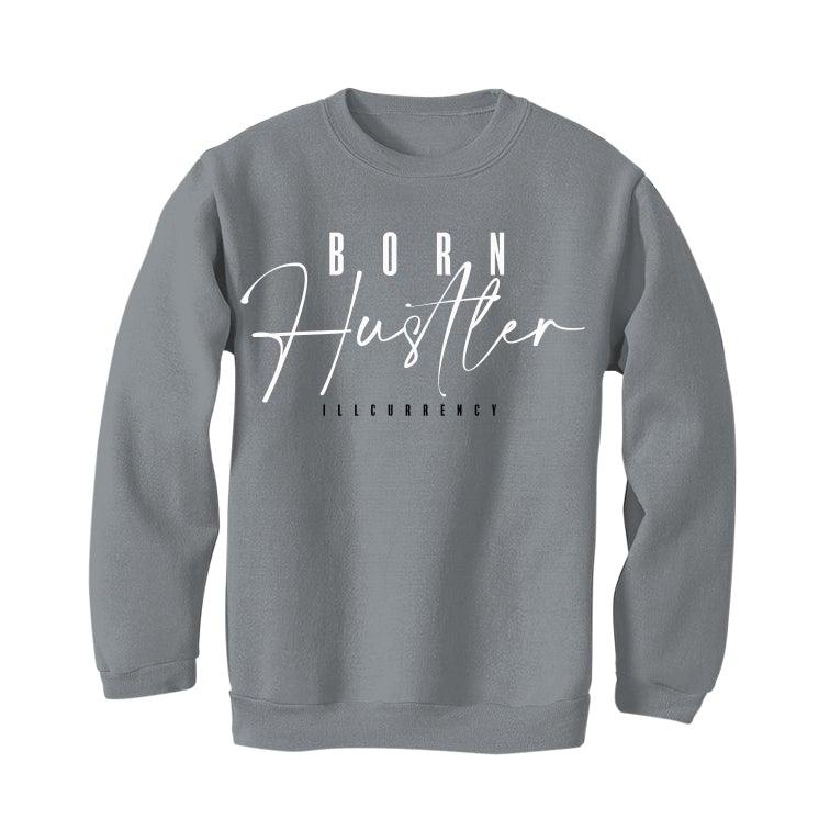 Air Jordan 11 Retro 'Cool Grey' 2021 Grey T-Shirt (Born Hustler) - illCurrency Sneaker Matching Apparel