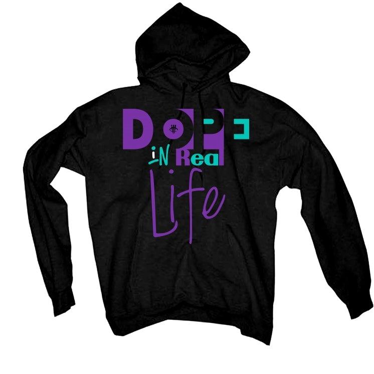 Air Jordan 5 "Alternate Grape" Black T-Shirt (Dope in real life) - illCurrency Sneaker Matching Apparel