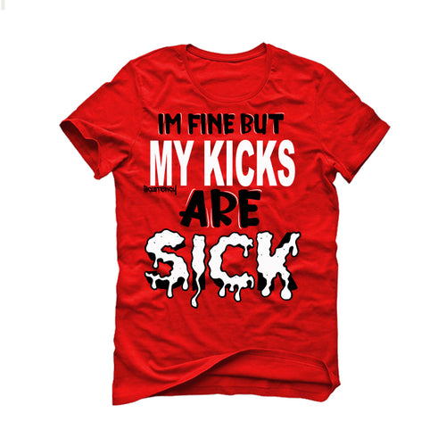 Air Jordan 1 High OG “Lost & Found” Red T-Shirt (Kicks Are Sick)