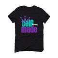 Air Jordan 5 "Alternate Grape" Black T-Shirt (Self Made illcurrency) - illCurrency Sneaker Matching Apparel
