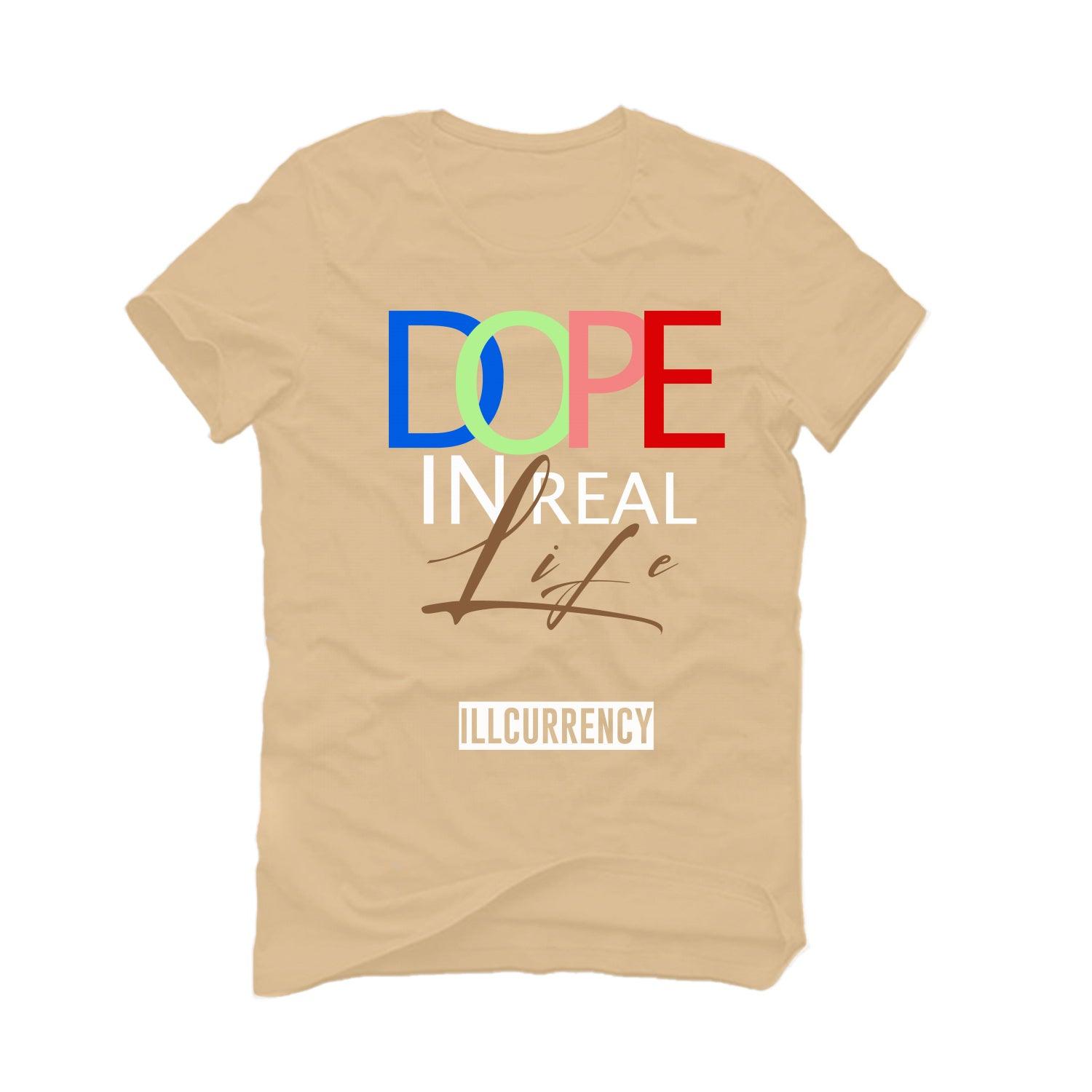 Air Jordan 4 GS “Wild Things” Tan T-Shirt (DOPE) - illCurrency Sneaker Matching Apparel