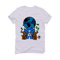 adidas Yeezy Boost 350 V2 “Dazzling Blue” White T-Shirt (the world is yours) - illCurrency Sneaker Matching Apparel