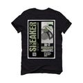 Air Jordan 4 Seafoam aka “Oil Green” Black T-Shirt (SNEAKERS COLLECTOR)