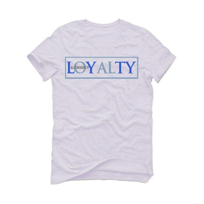 Air Jordan Retro 1 Retro High OG Hyper Royal White T-Shirt (Loyalty)