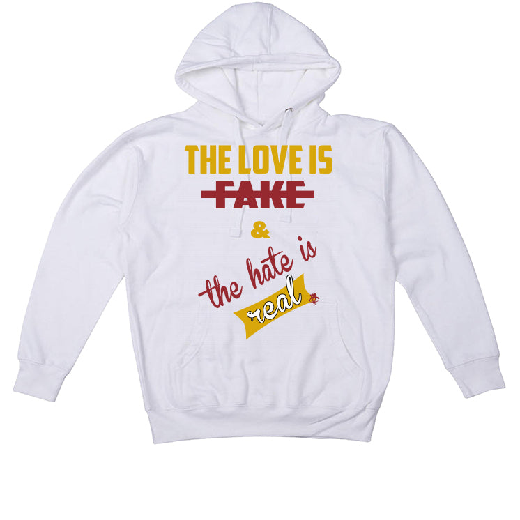Nike Dunk Low “Midas Gold” | ILLCURRENCY White T-Shirt (Love is Fake)